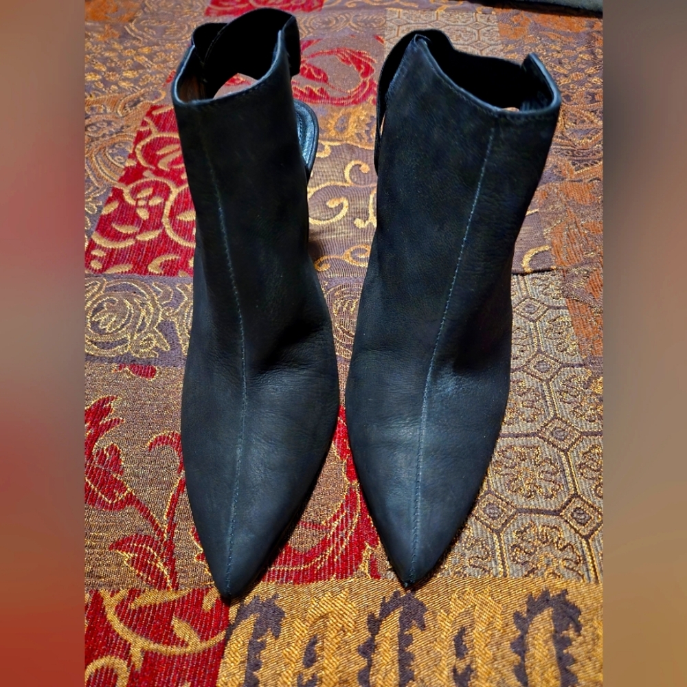 Tahari Black Ankle Boots